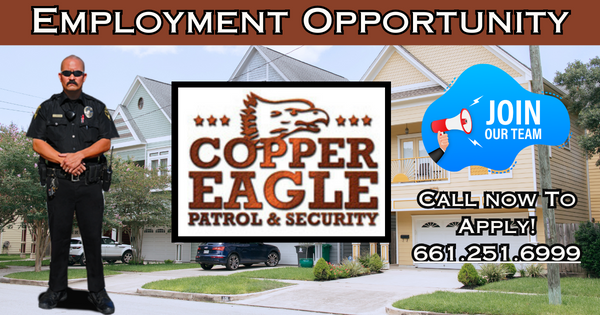 Copper Eagle Patrol – Employment Opportunities In SCV